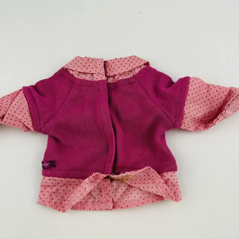 American Girl Doll Clothing Lot‎ Blouse Shirt Purple Tights Flaws